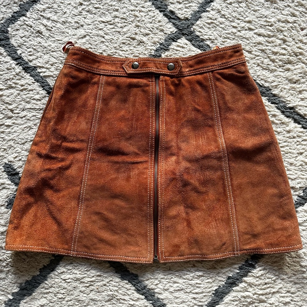 Topshop | Suede Skirt | Size M
